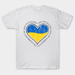 Ukraine. Save the children. Peace T-Shirt